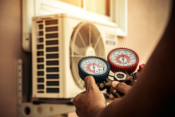 Professional Ductwork Repair technician working in Yorktown, VA